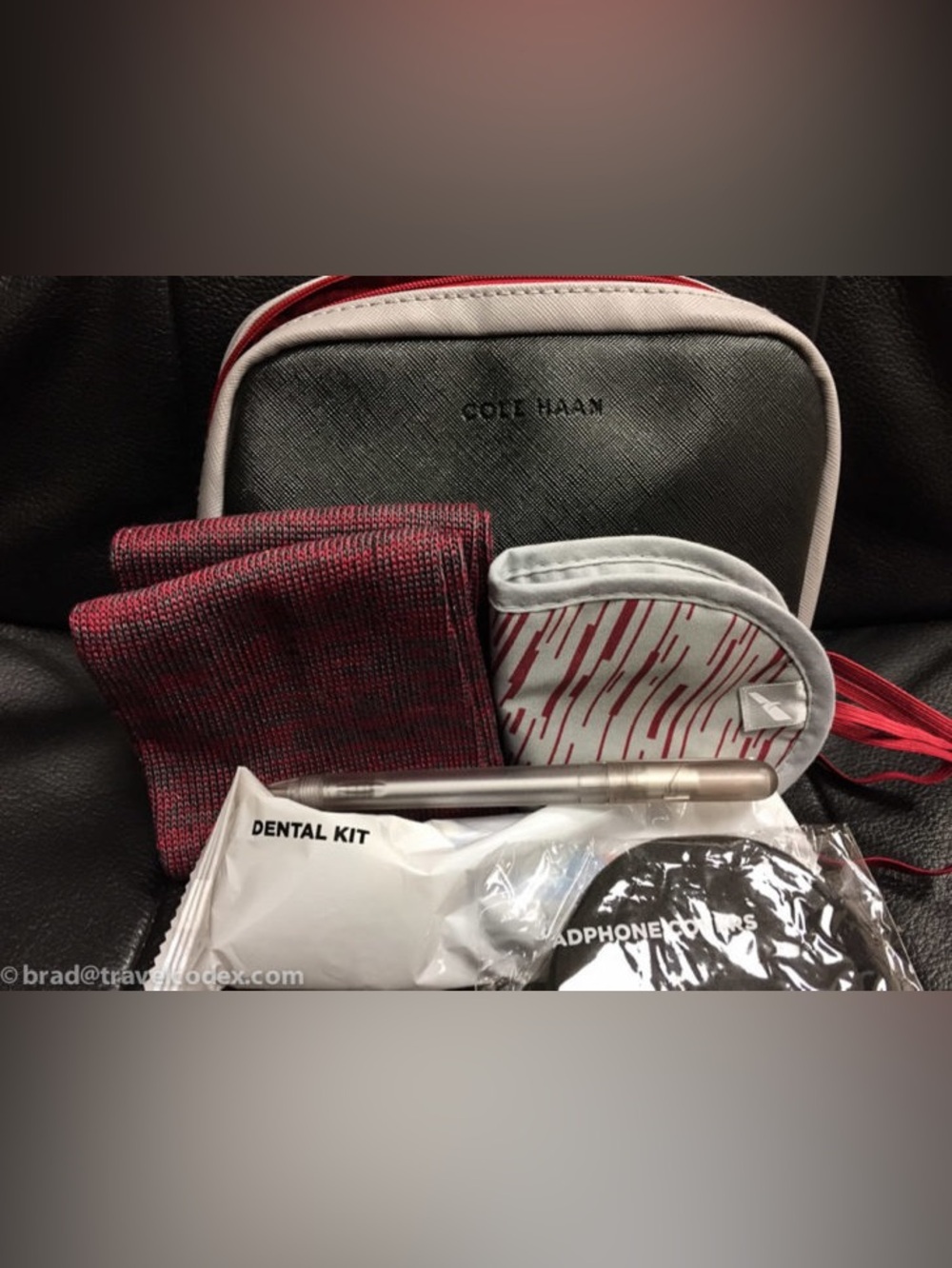 American Airlines Cole Haan Business Class Amenity Kit